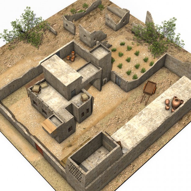 Arab Building 3D model_4