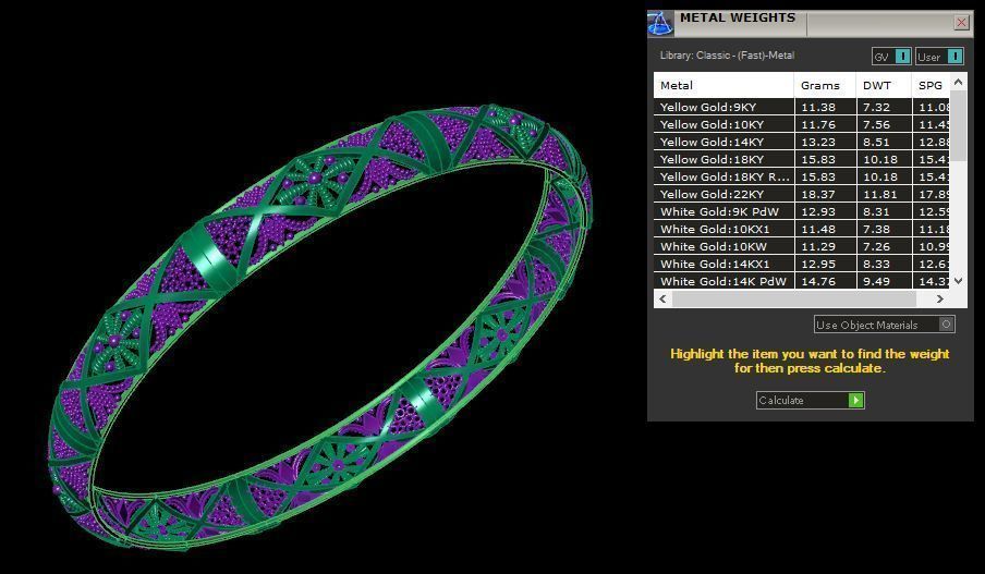 Bracelet 3D print model_4