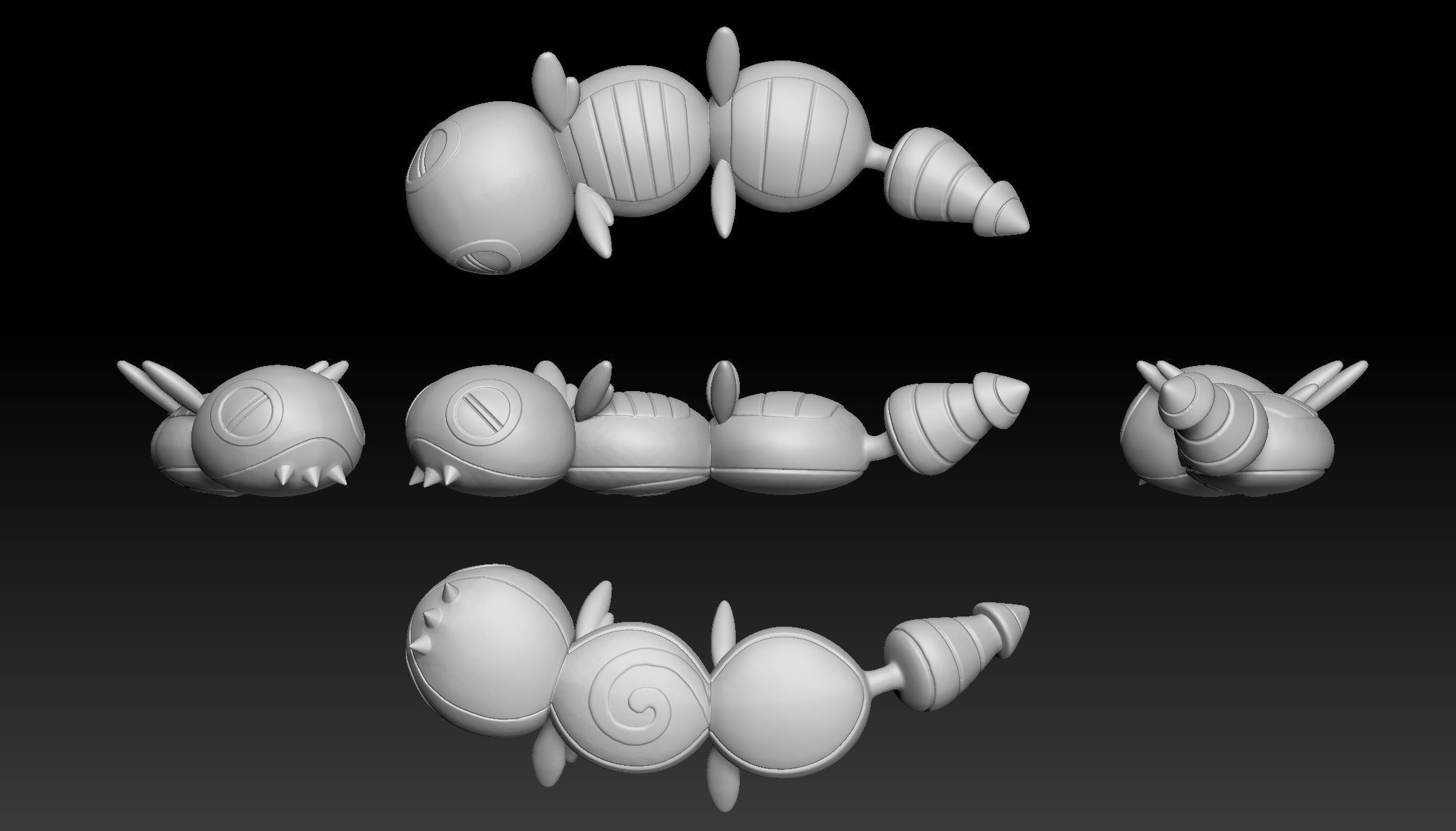 Pokemon Paldea Gym Leader Elite Four Larry 3D print model_8