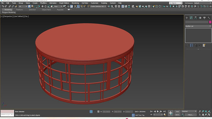 KORO Table By SICIS 3D model 7