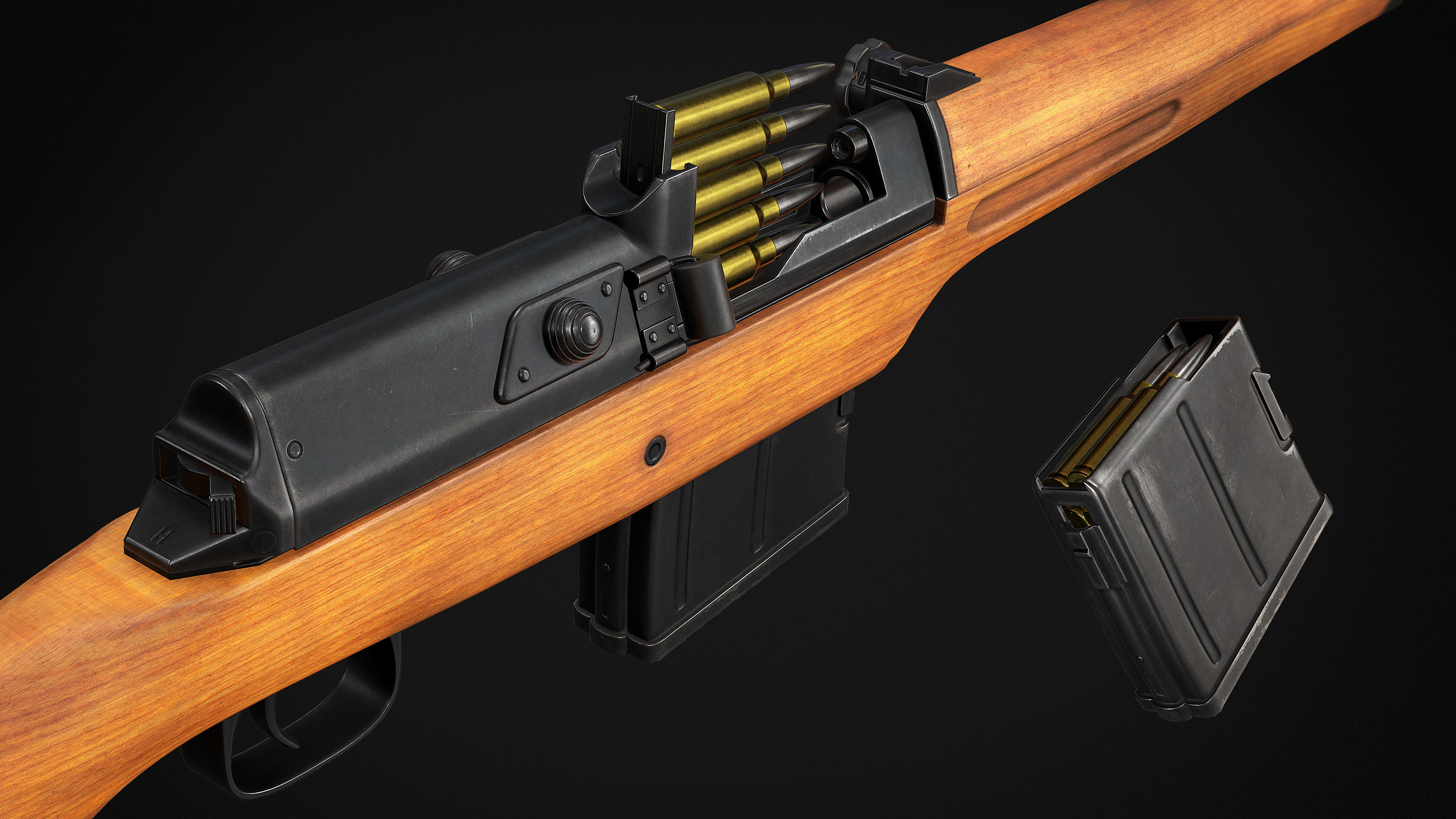 3D model AG M42B VR / AR / low-poly | CGTrader