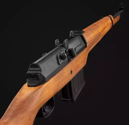 AG M42B Low-poly 3D model