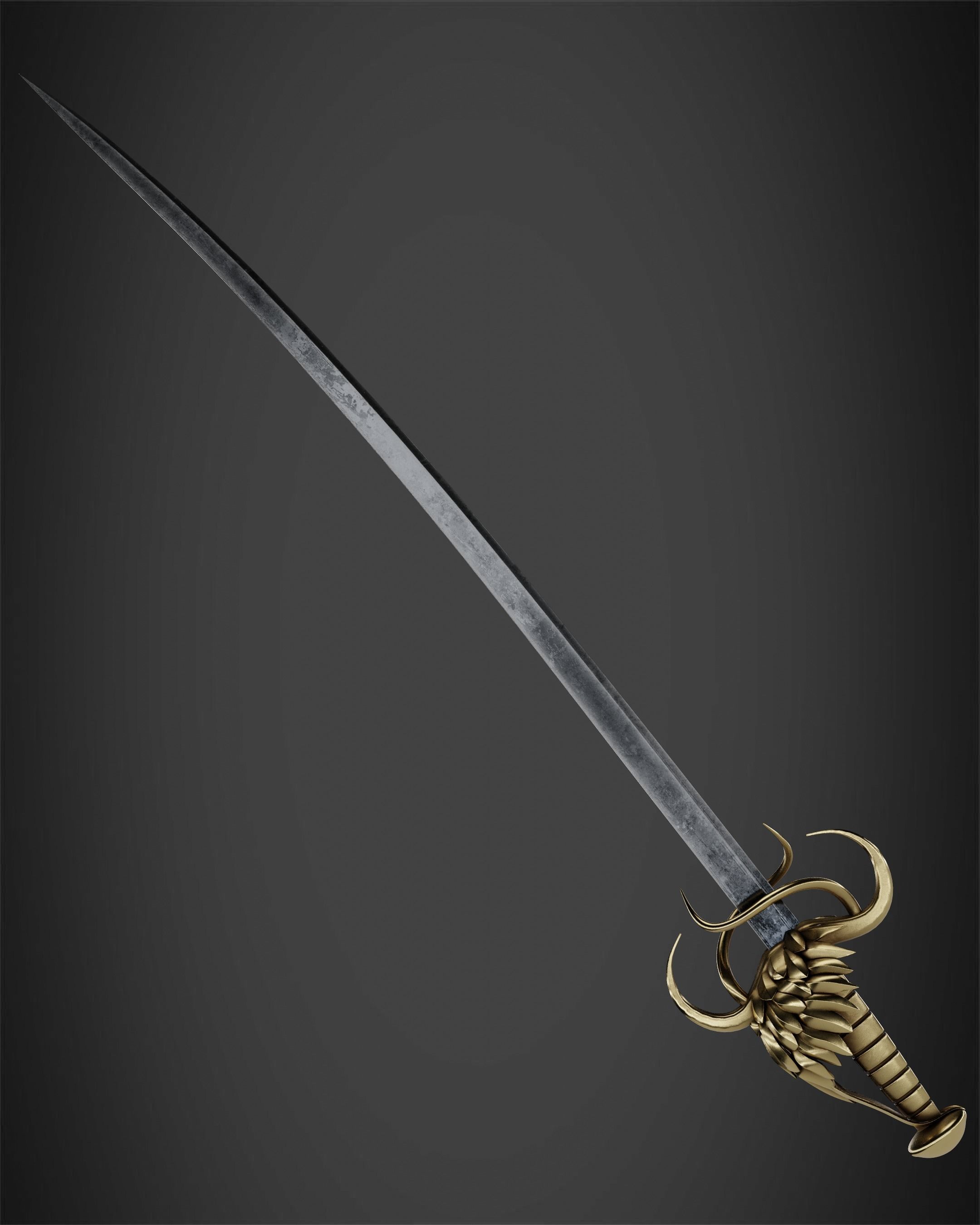Berserk Griffith Sword for Cosplay 3D print model_2