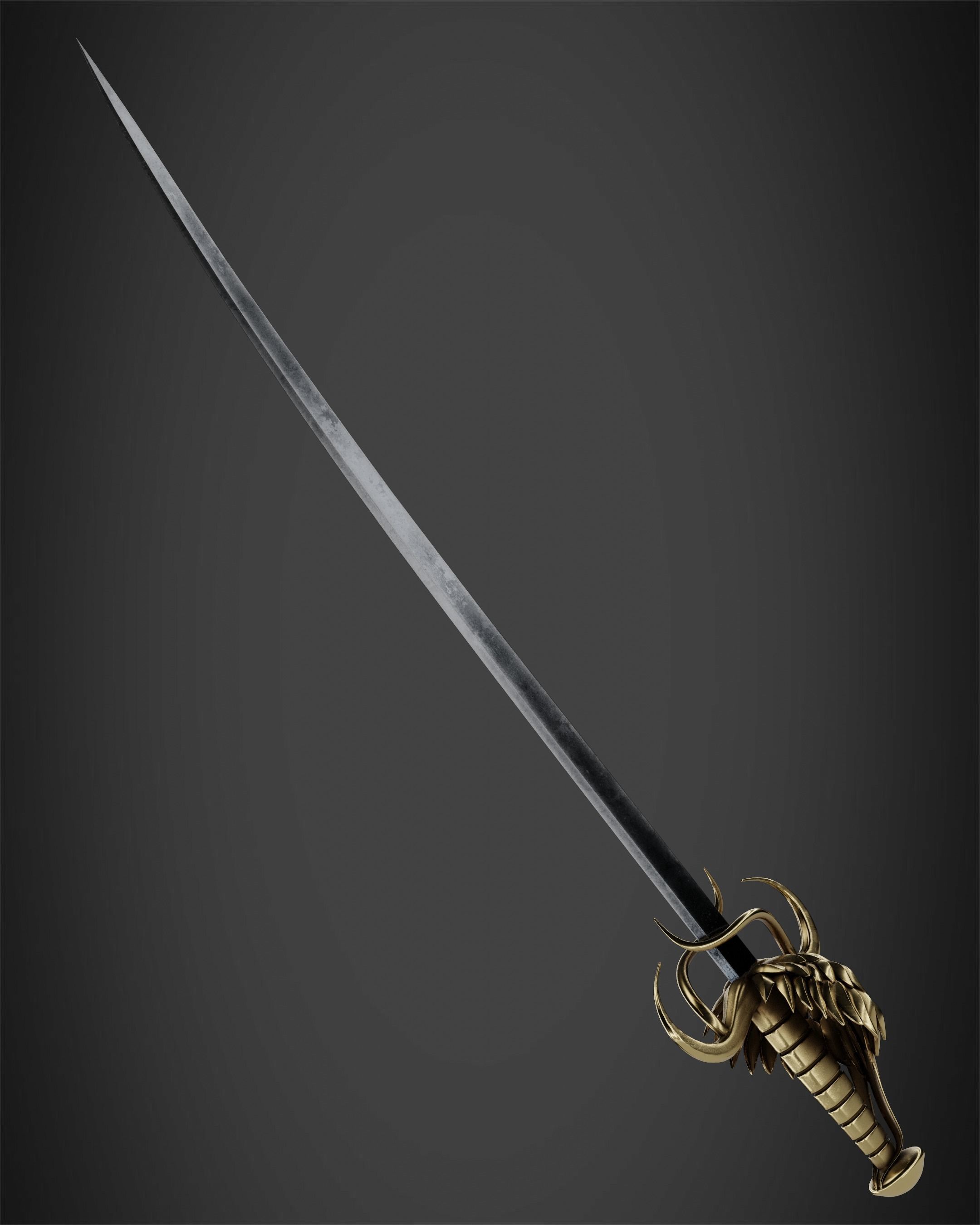 Berserk Griffith Sword for Cosplay 3D print model_3