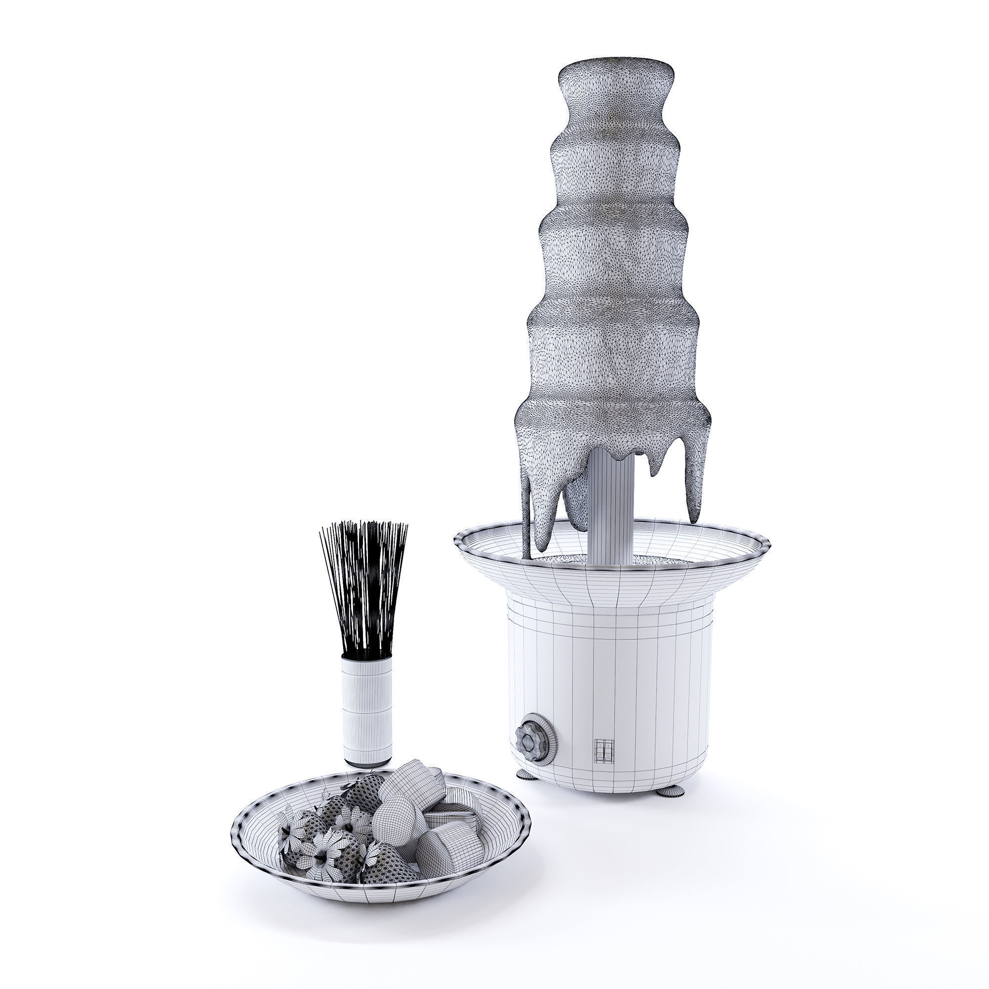 Chocolate Fountain Gastrorag 3D model_4