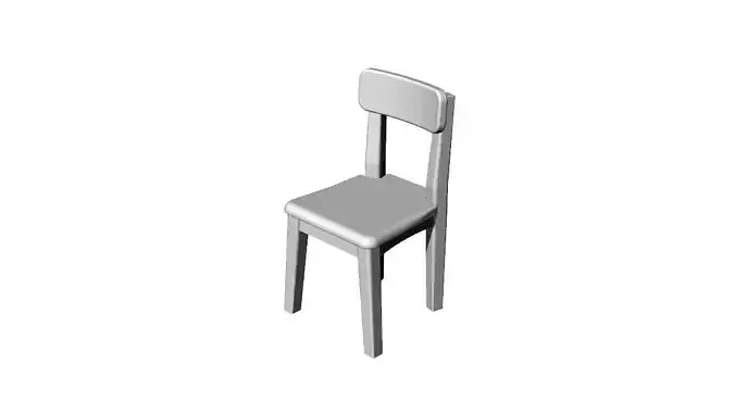 Dolls House Miniature Contemporary Dining Chair 12th Scale