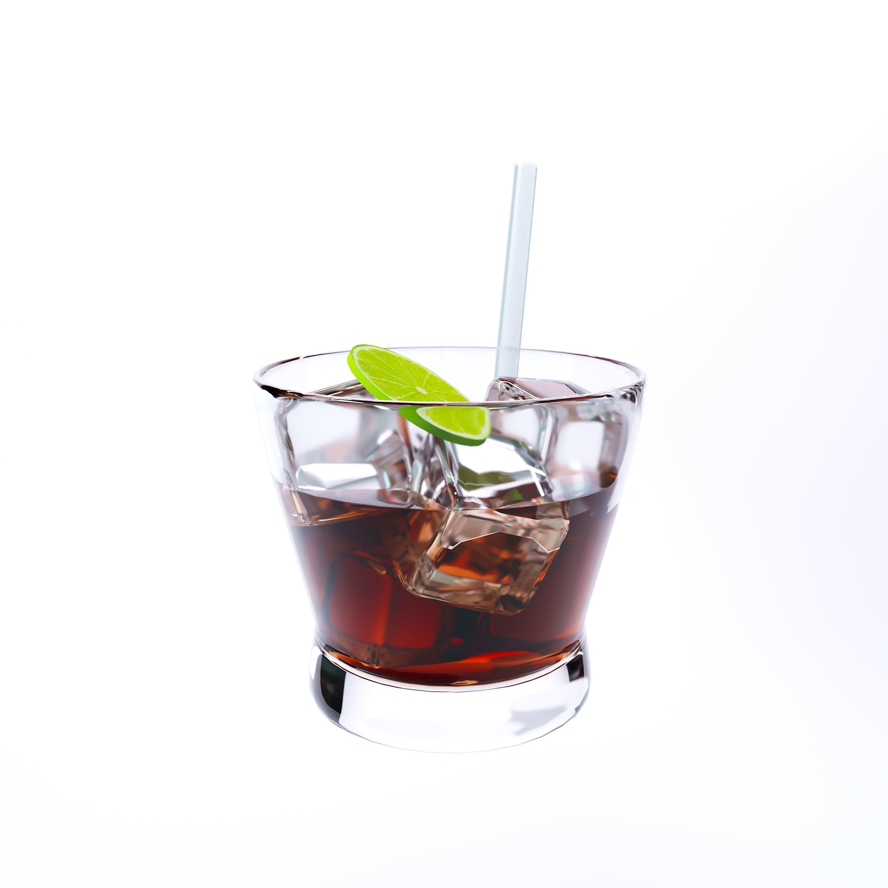 Cocktails 3D model_2
