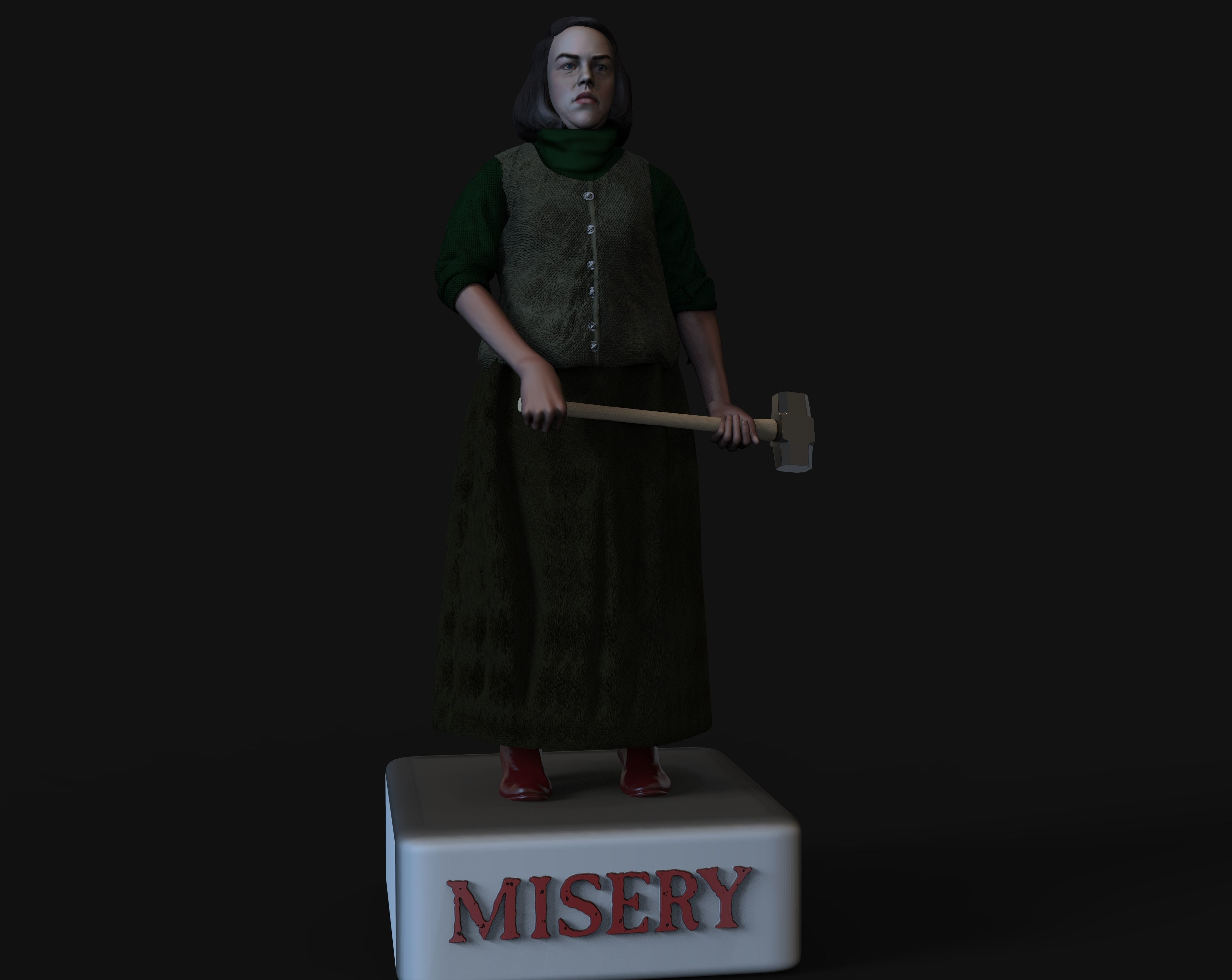 The Determination of Misery 3D print model_3