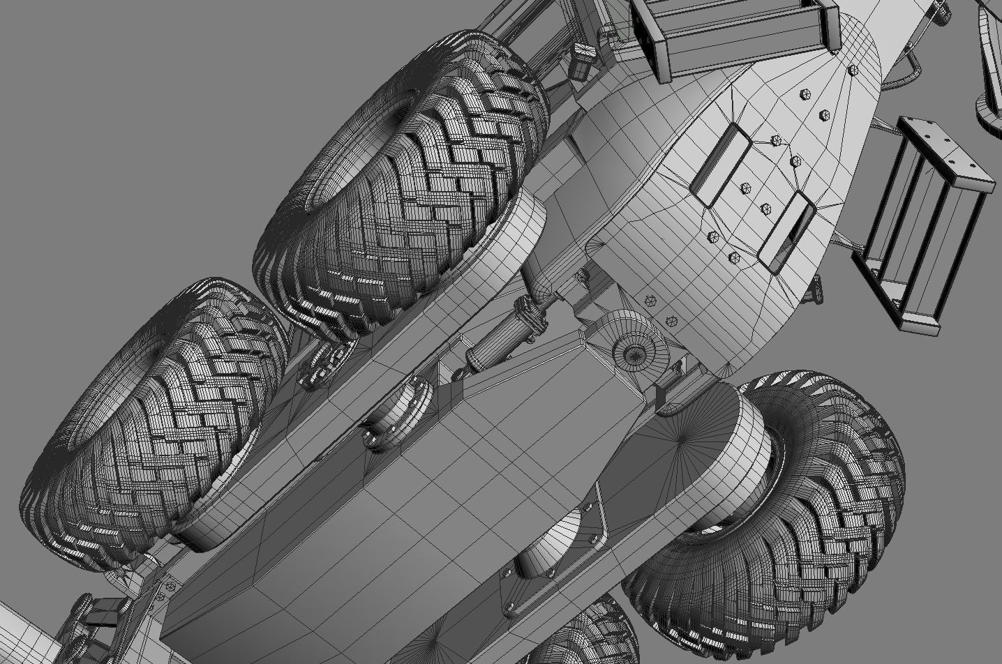 Motor Grader 3D model_31