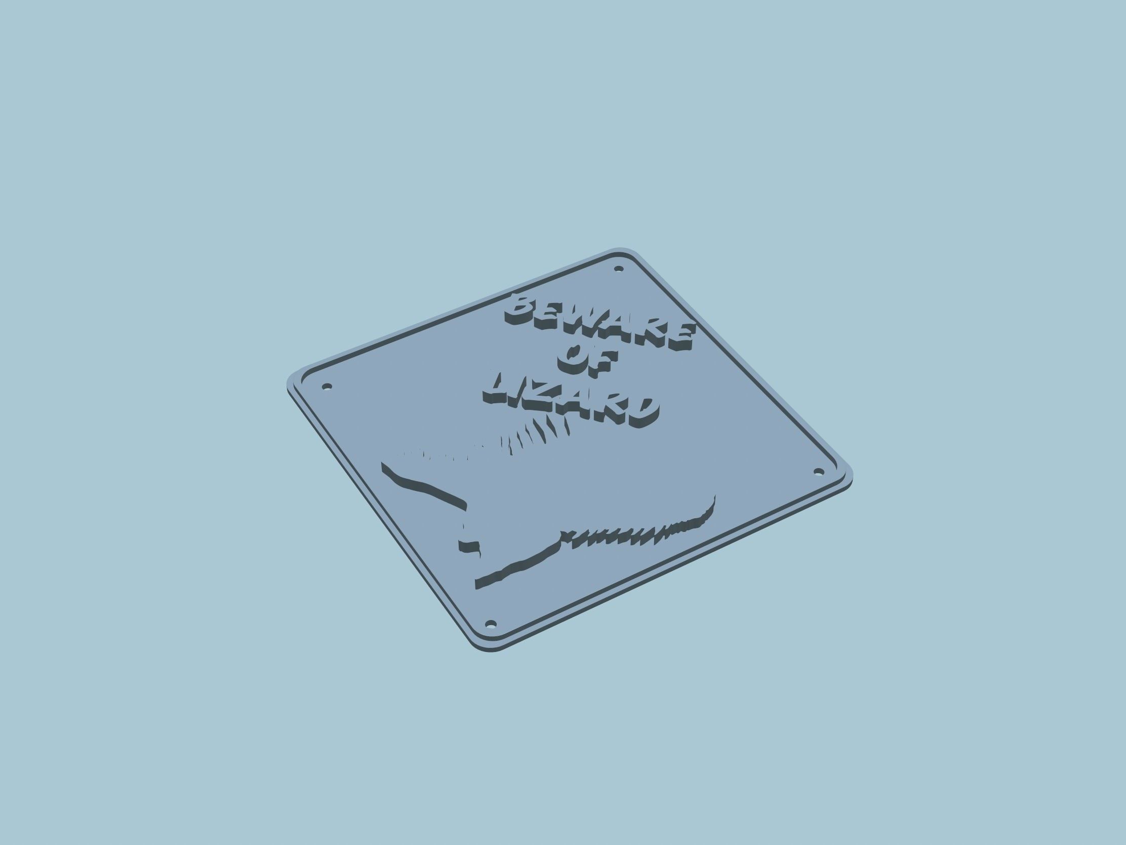 STL File - KG Customs and Creations Pet Signs 1- No supports 3D model_4