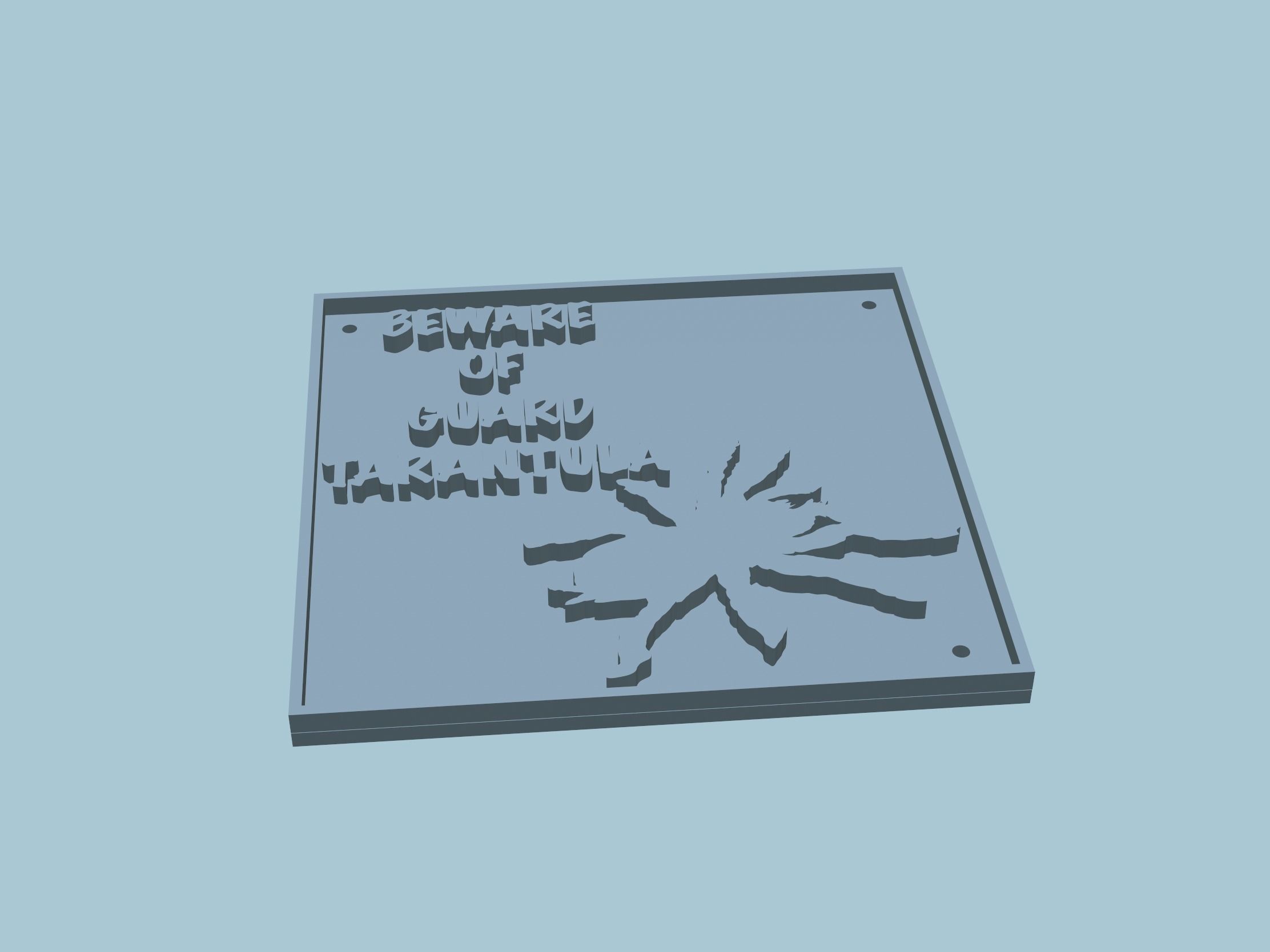 STL File - KG Customs and Creations Pet Signs 1- No supports 3D model_1