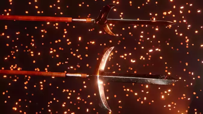 Medieval Japanese Yari spear