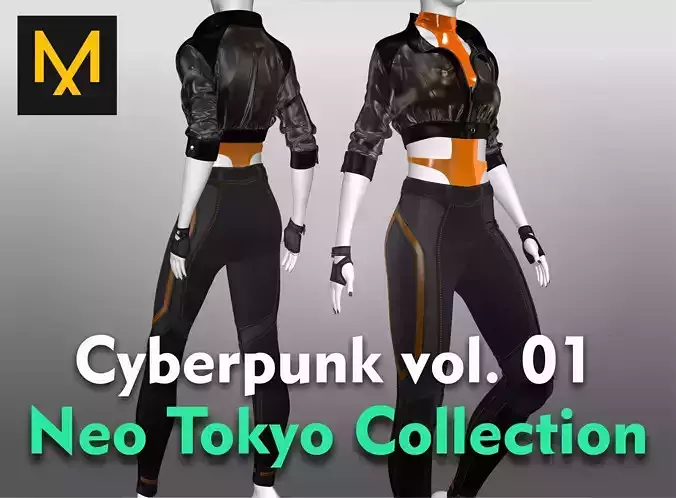 Cyberpunk Outfit vol 01 Neo Tokyo Collection