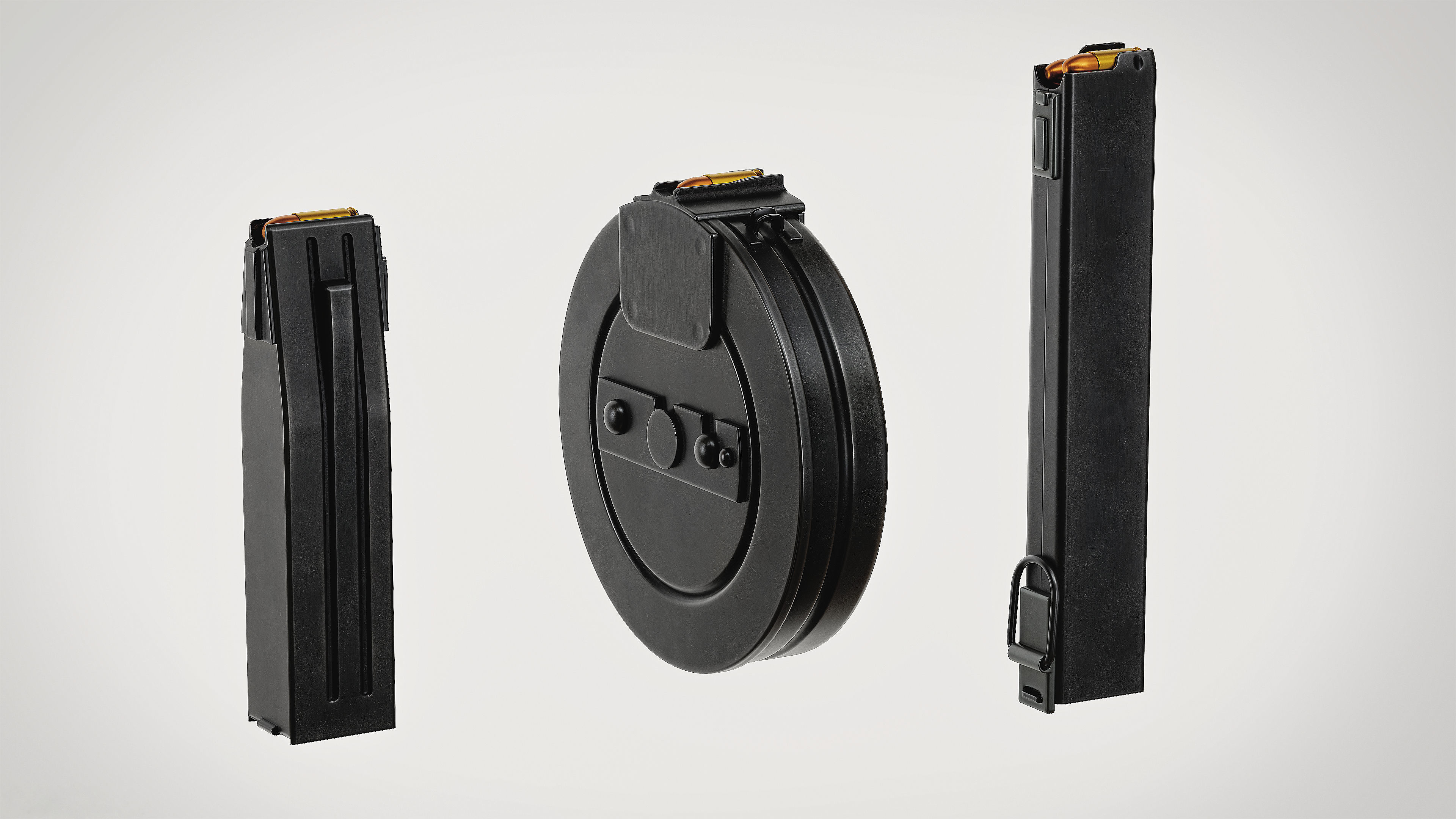 Suomi KP-31 Low-poly 3D model_13