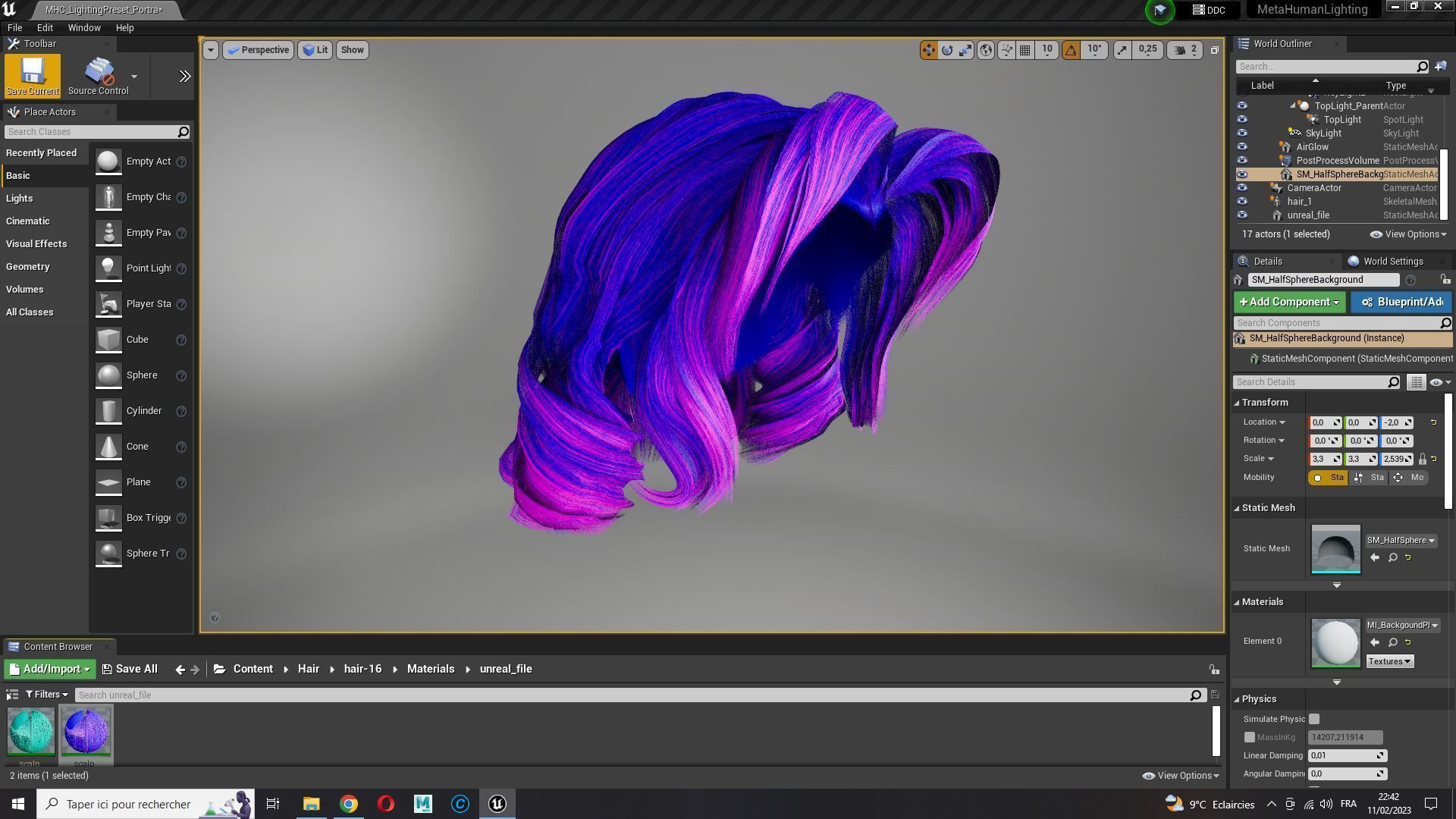 Realistic Female short hair Low-poly 3D model_22