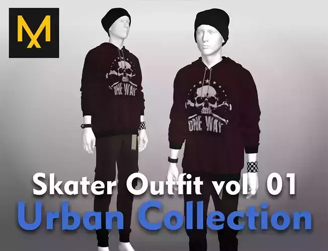 Skater Outfit vol 01 Urban Collection