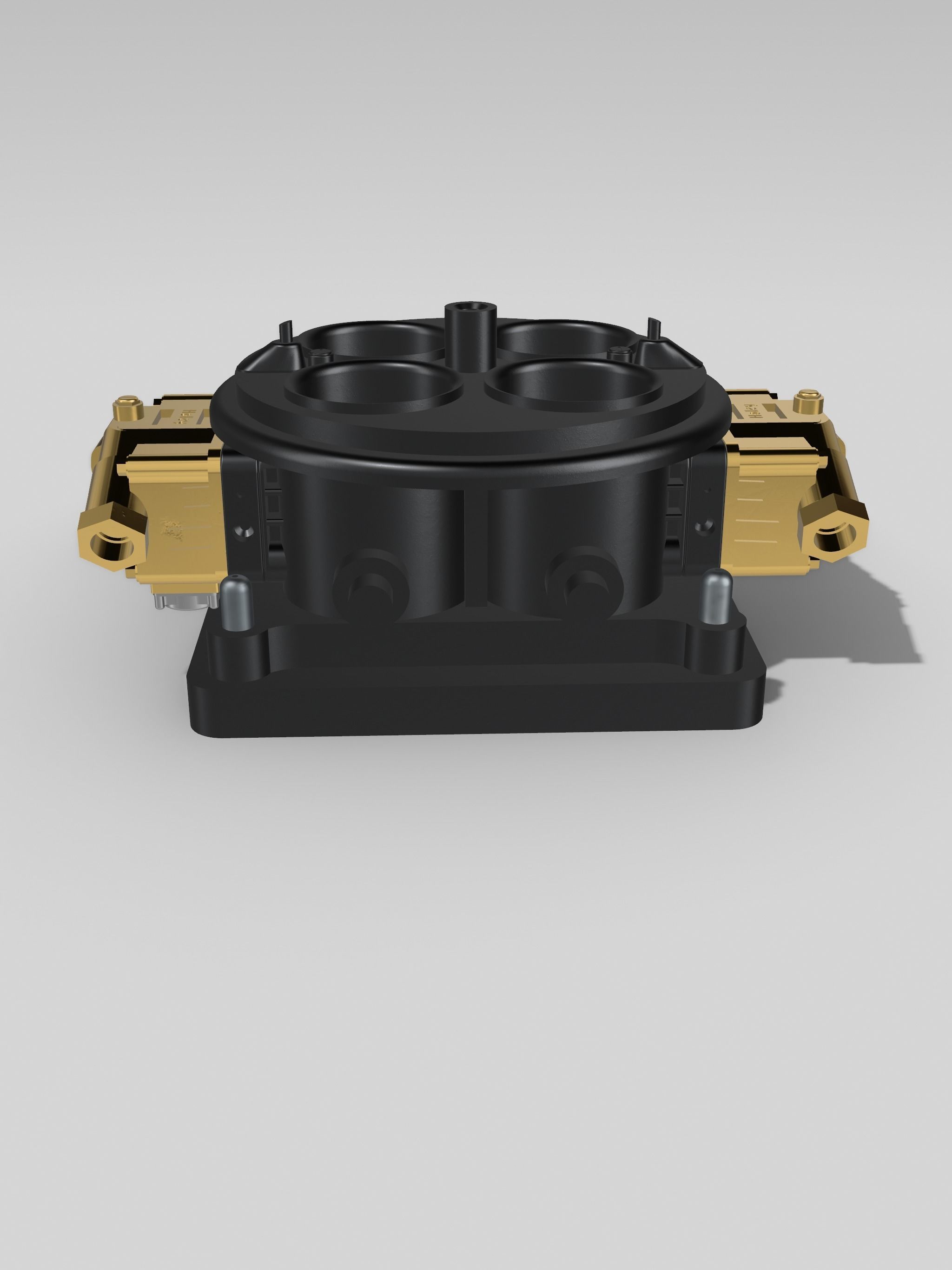 DOMINATOR CARB 3 PIECE 4500 CARBURETOR 3D print model_6