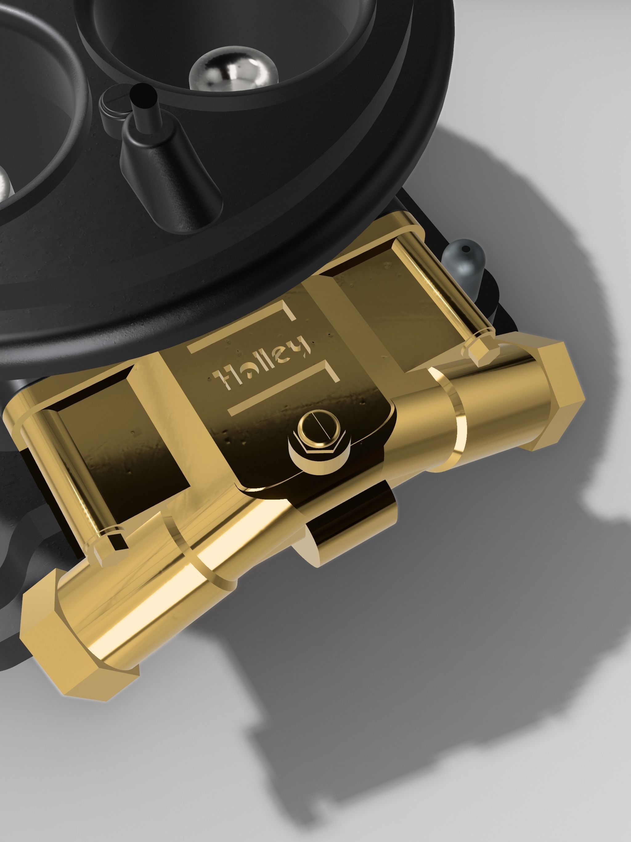 DOMINATOR CARB 3 PIECE 4500 CARBURETOR 3D print model_2