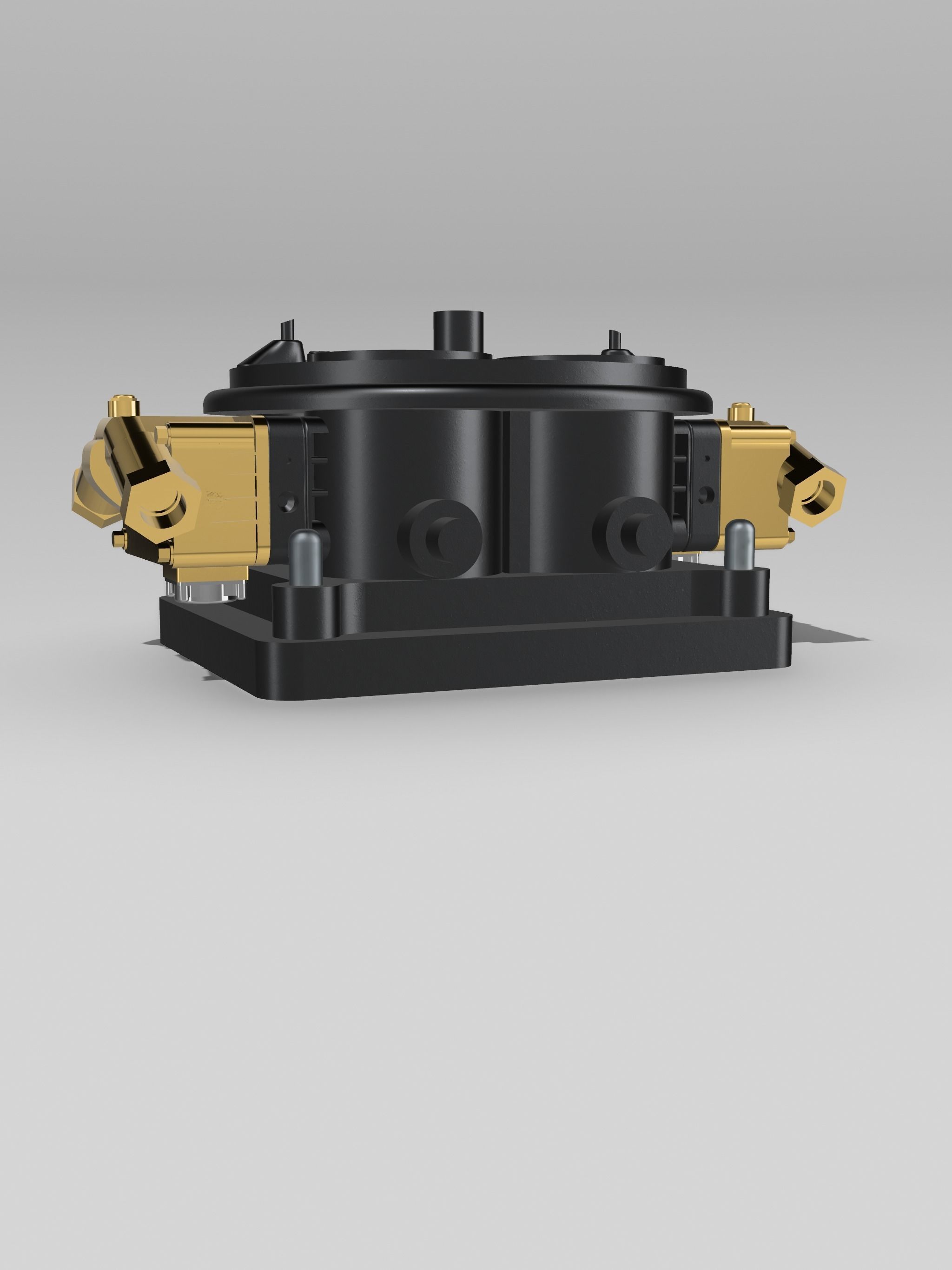 DOMINATOR CARB 3 PIECE 4500 CARBURETOR 3D print model_7
