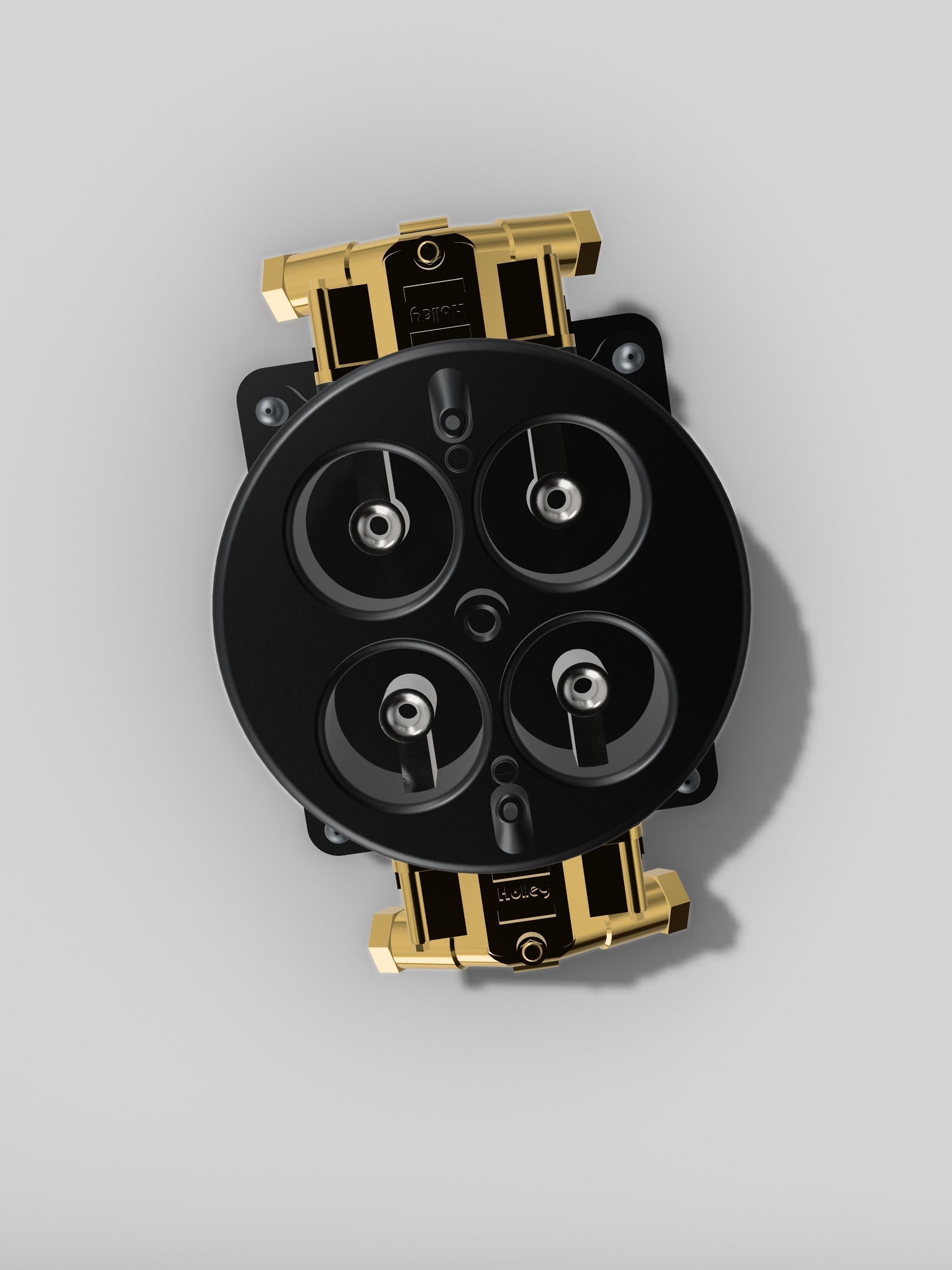 DOMINATOR CARB 3 PIECE 4500 CARBURETOR 3D print model_8