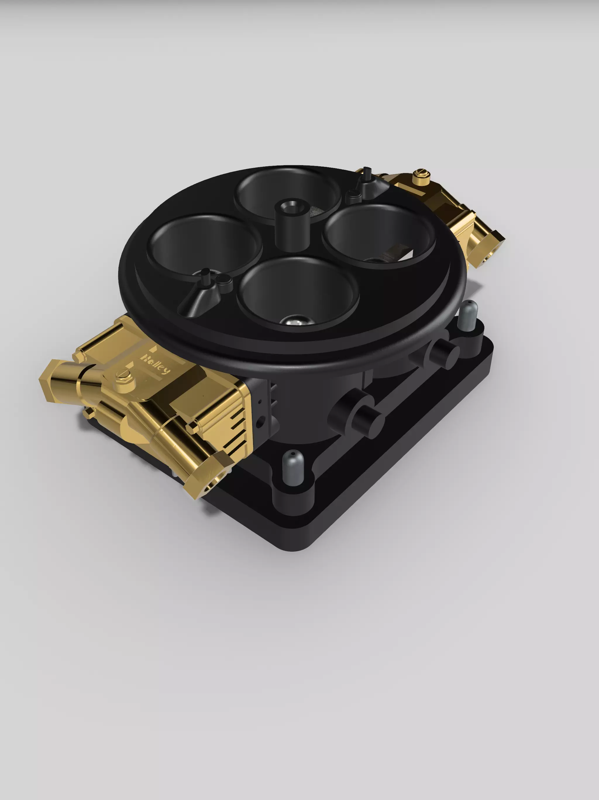 DOMINATOR CARB 3 PIECE 4500 CARBURETOR 3D print model_0