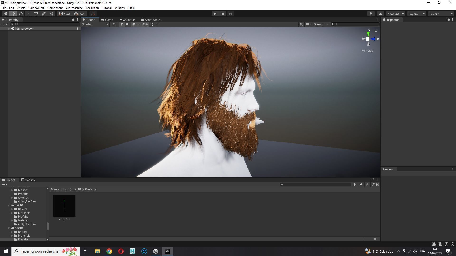 Realistic Hair Beard brows mustache Low-poly 3D model_24
