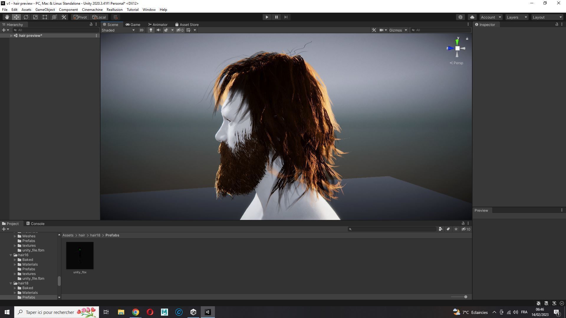 Realistic Hair Beard brows mustache Low-poly 3D model_25