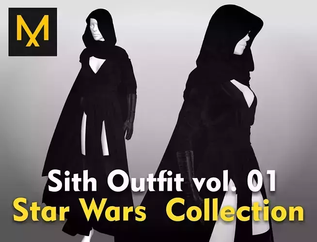 Sith Outfit vol 01 Star Wars Collection 3D model Sith Outfit vol 01 Star Wars Collection 3D model
