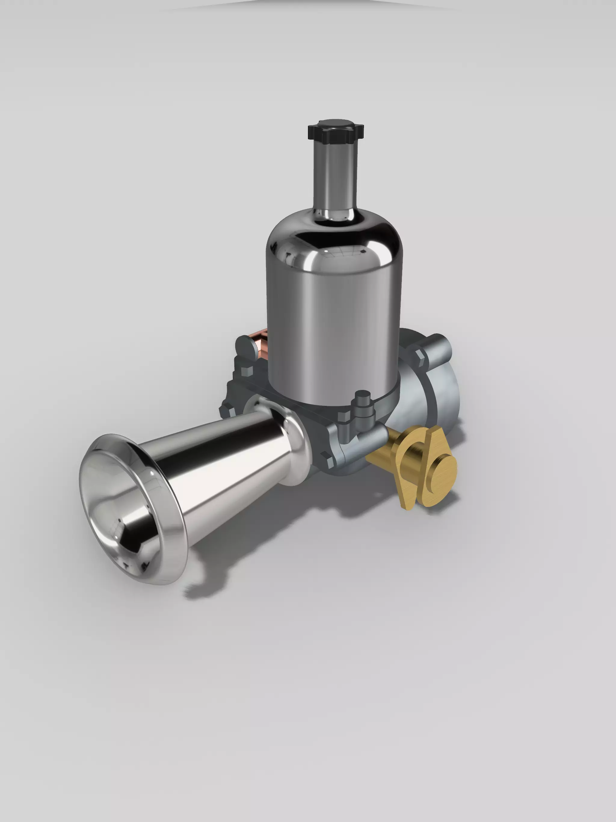 SU Carb with trumpet 3D print model