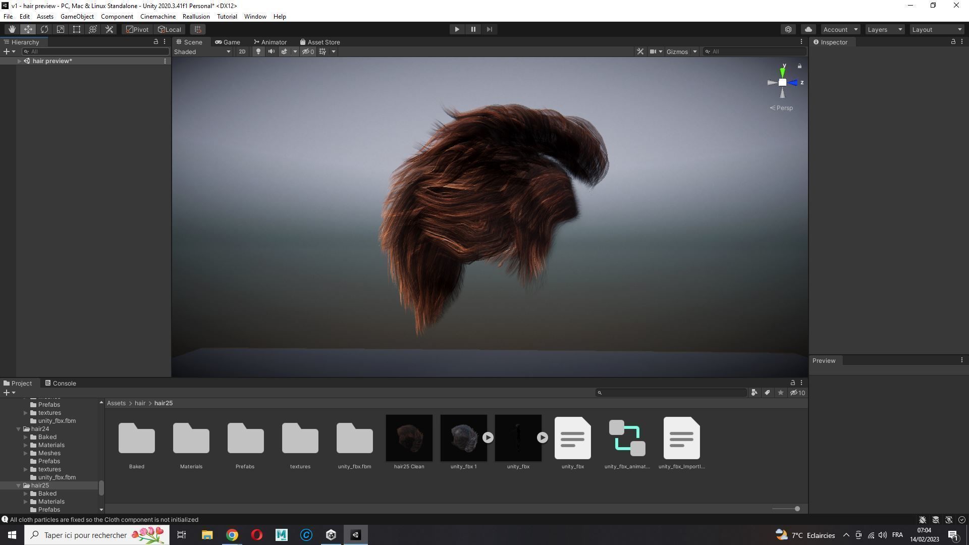 Realistic Hair man game cards  Low-poly 3D model_20