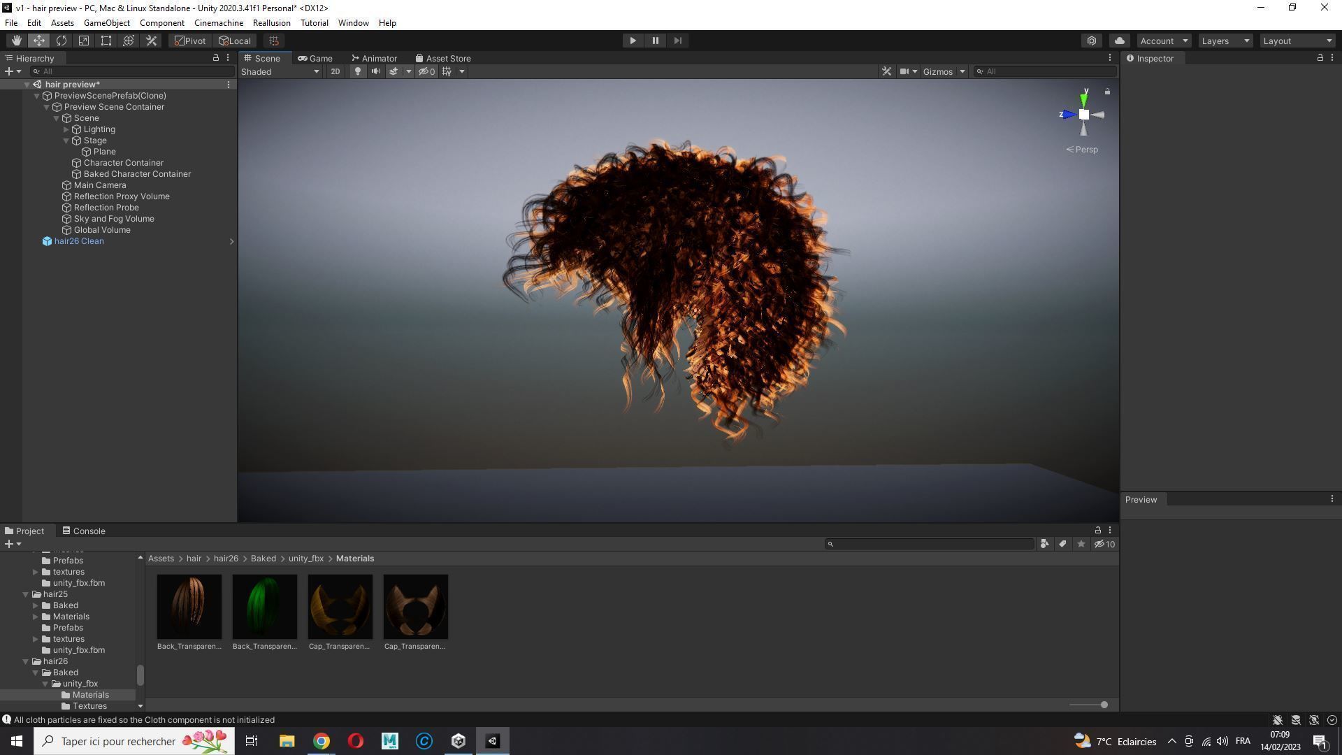 Realistic Hair man afro Low-poly 3D model_26