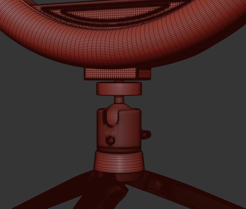 Ring Led Light 3D model_6