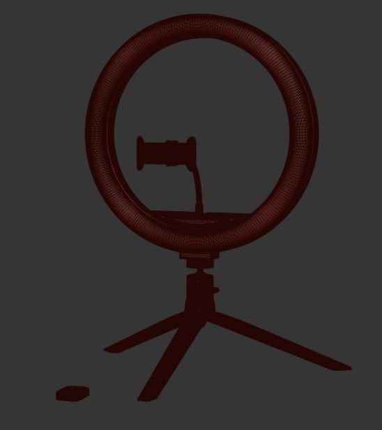 Ring Led Light 3D model_7