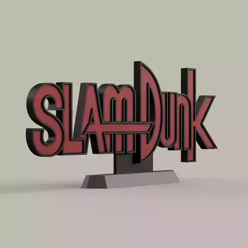 Slam Dunk - Logo 3D print model