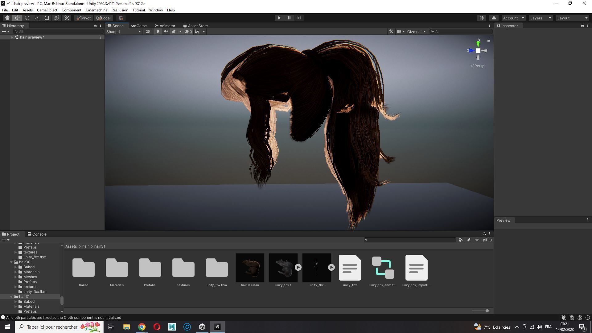 Realistic Female hair band Low-poly 3D model_26