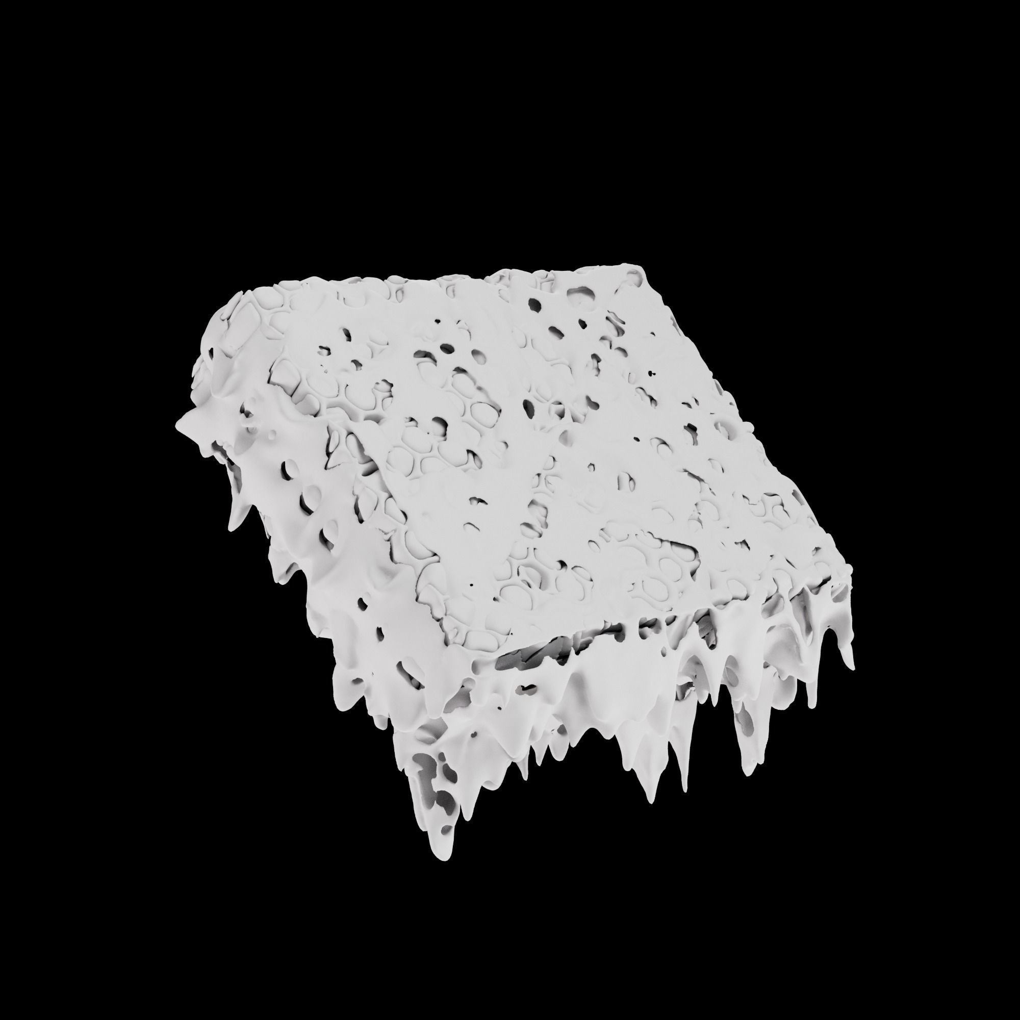 Honeycomb beeswax 3D model_5