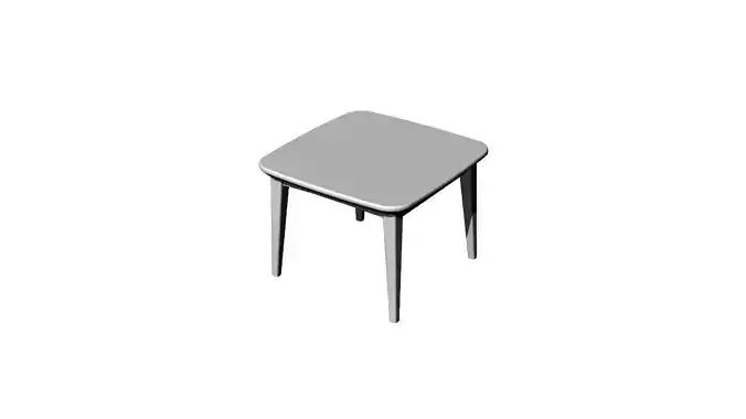 Dolls House Miniature Contemporary Small Dining Table 12th Scale