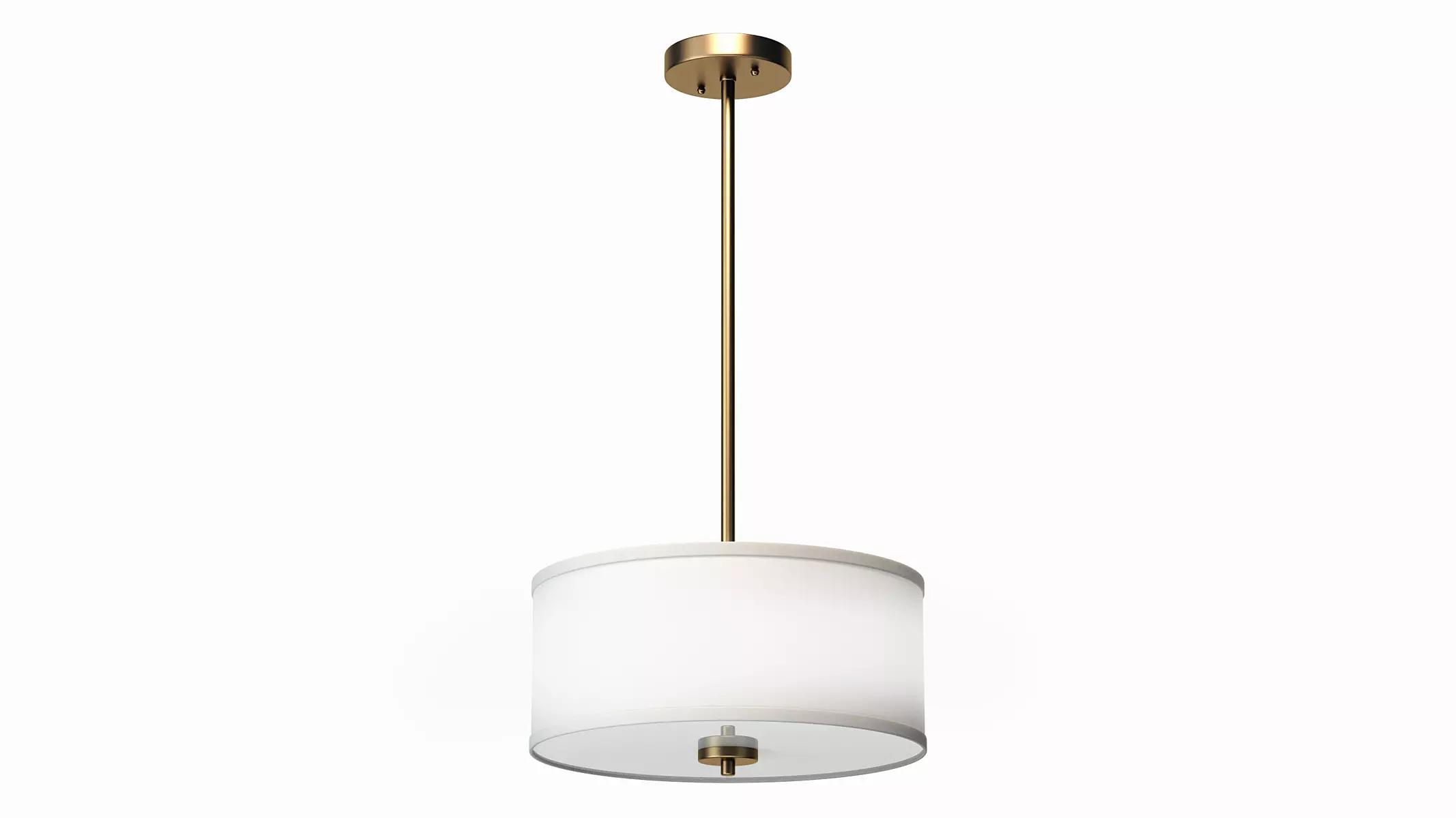 Aaru Fabric Semi Flush Mount MK2 3D model_0