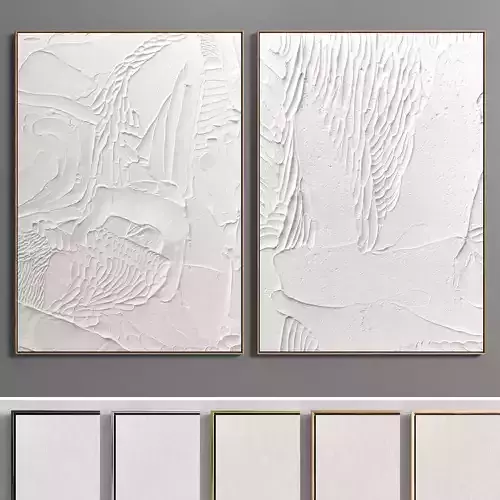 Plaster Two Photo Frame 80