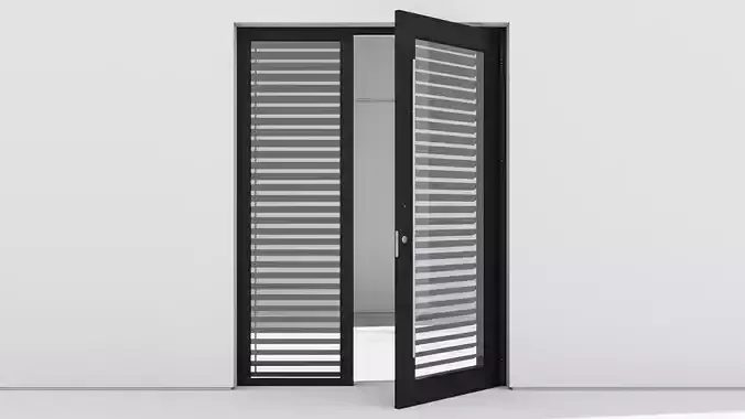Aluminium door 129