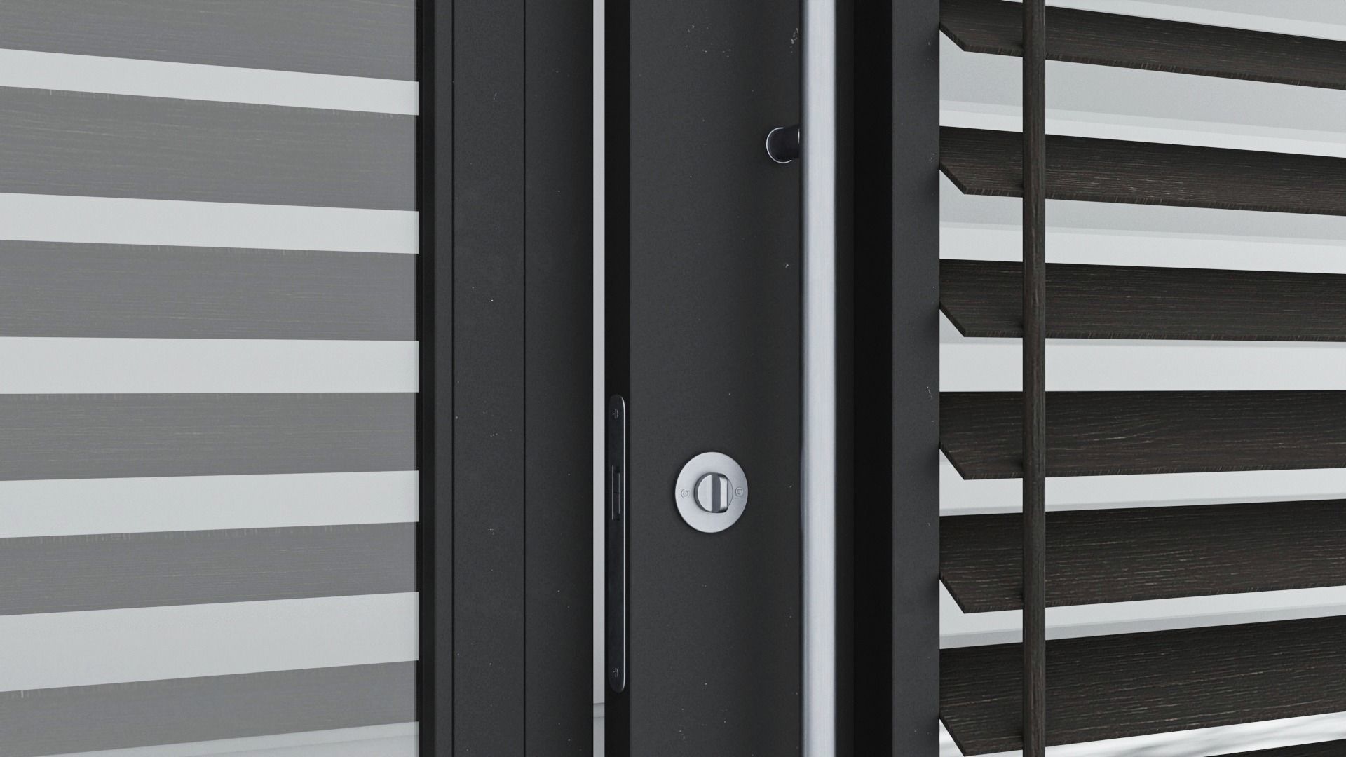 Aluminium door 129 3D model_5