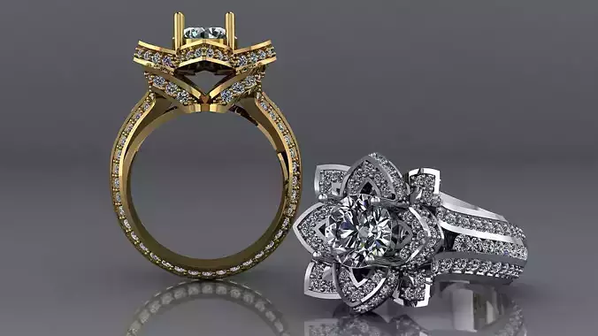 AM001  engagement ring