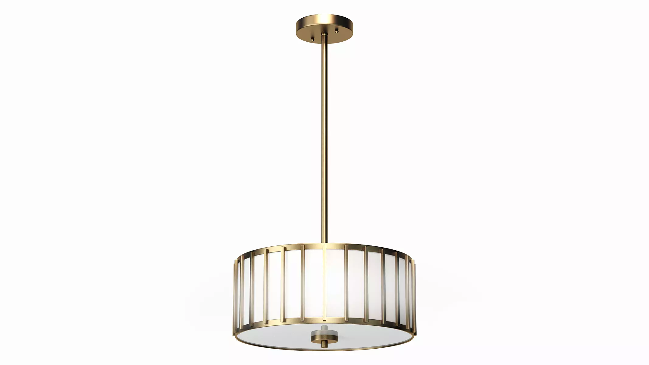 Aaru Fabric Semi Flush Mount MK4P 3D model_0