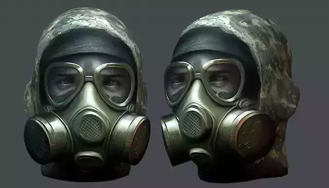 Helmet 3d model military combat Military scifi helmet 