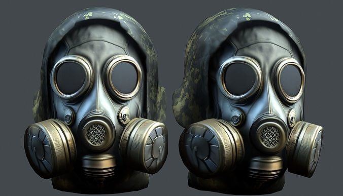 Helmet 3d model military combat Military scifi helmet  Low-poly 3D model
