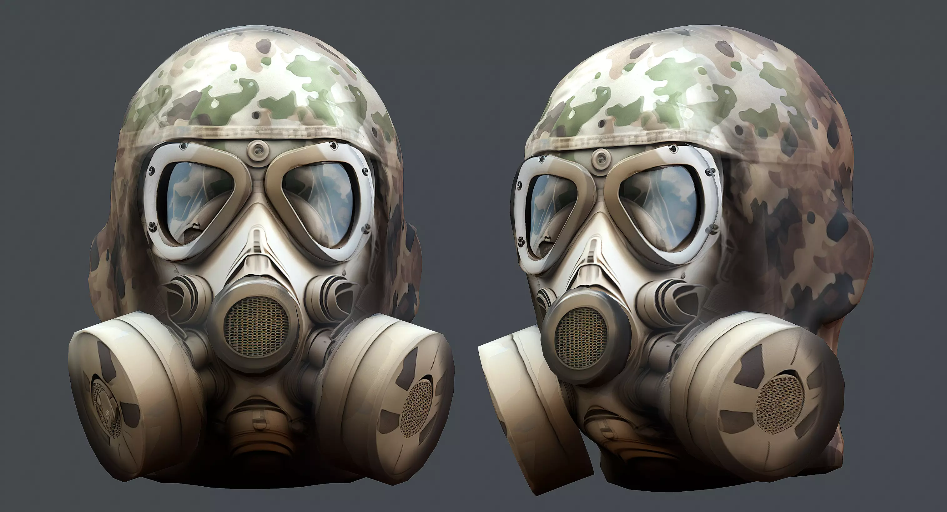 helmet 3d model military combat Low-poly Low-poly Low-poly 3D model