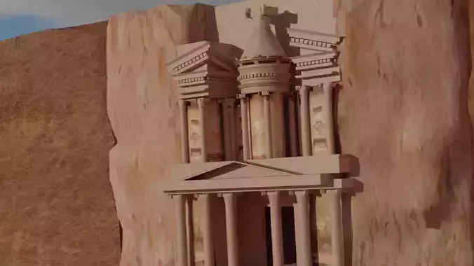 PETRA RUINS IN JORDAN 