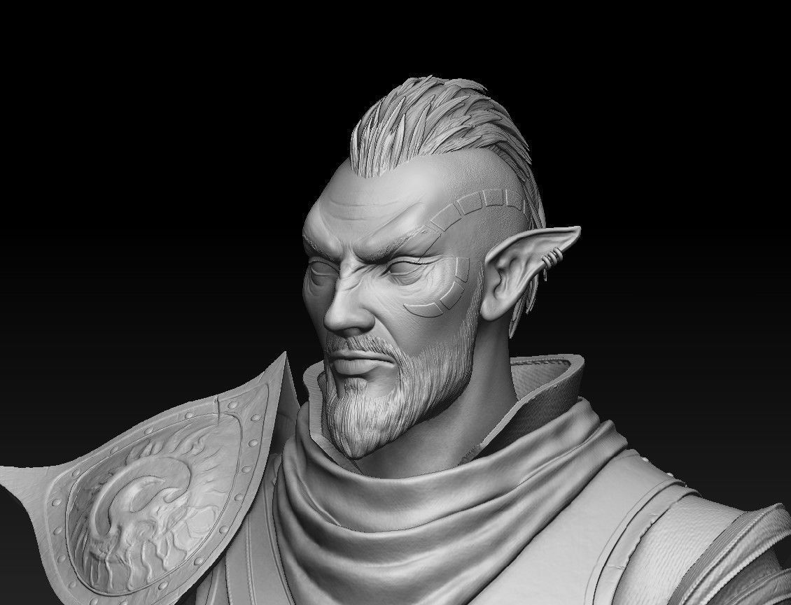 Dark Elf 3D print model_10