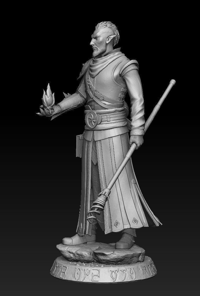 Dark Elf 3D print model_2