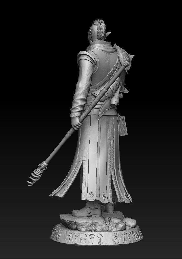 Dark Elf 3D print model_3